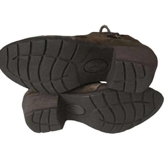 Earth Origins Oakland Odel Olive Green Side Zip Slip On Suede Booties Sz 7 NWOB - Picture 4 of 15